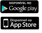 Lojas Google Play e App Store