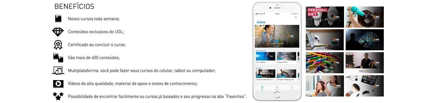 Benefícios DO Uol Curso de Bolso