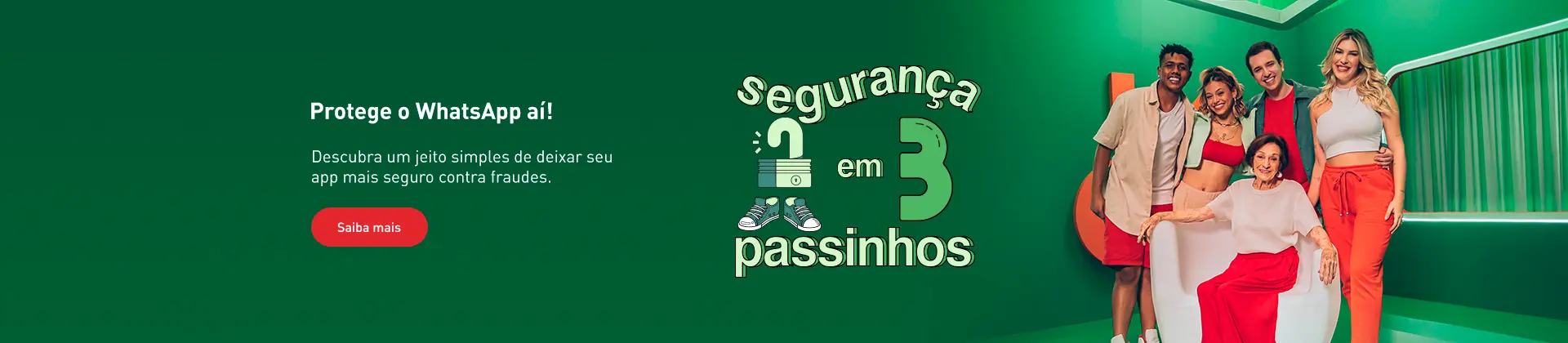 banner segurança whatsapp 3 passinhos