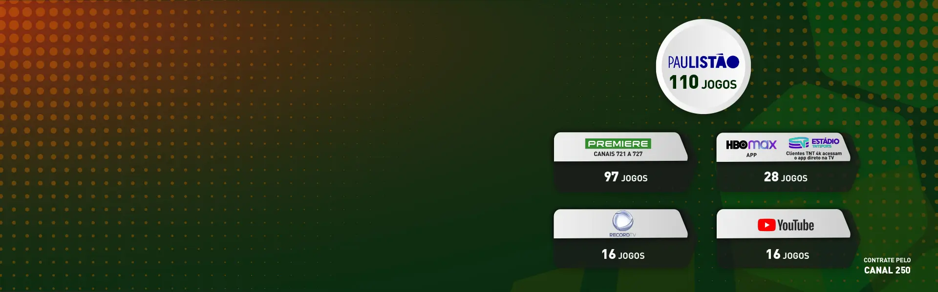imagem de informações da transmissão dos jogos do paulistão