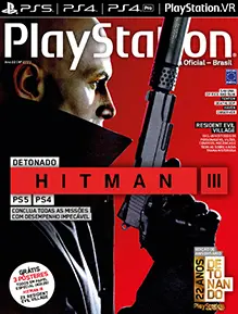 Imagem da capa da revista Playstation