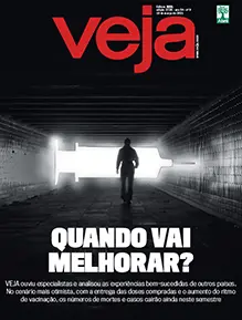 Imagem da capa da revista Veja