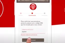 Acesse o Minha Claro móvel passo 3 - ativação