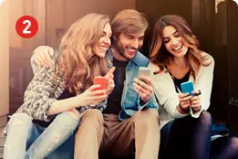 Compartilhe o código da promoção com seus amigos