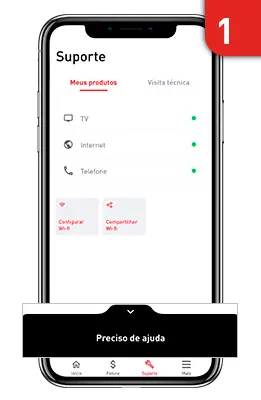 suporte tecnico no app
