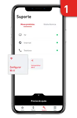 Configurar wifi no app