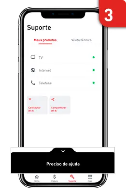 Consultar sinal pelo APP 