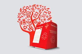 Urna do Claro recicla