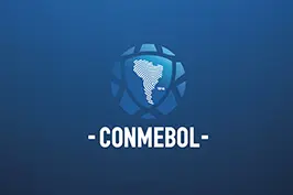 Imagem com o logo da CONMEBOL TV.