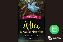 Imagem da capa do livro Alice no país das maravilhas.