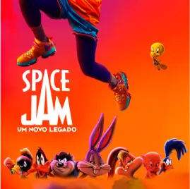 Imagem do filme Space Jam que é destaque do mês na programação do NOW.