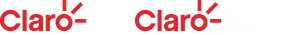Logo Claro tv + Claro box tv