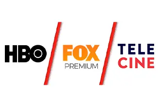 Imagem logos hbo foxpremium telecine