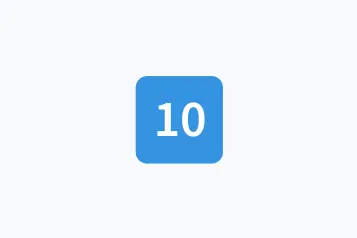 Imagem do número 10 que representa que a indicação do filme é para maiores de 10 anos.