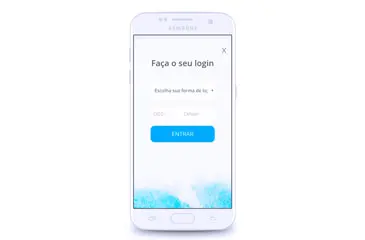 Um celular com a imagem do passo 4 na tela.