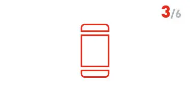 Ilustração de um celular sendo desmontado.