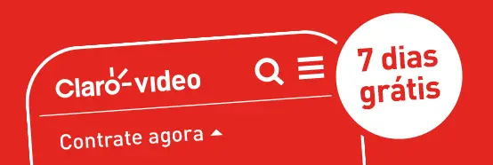 Imagem claro vídeo contrate 7 dias grátis.