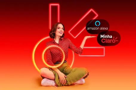 imagem de alexa na claro